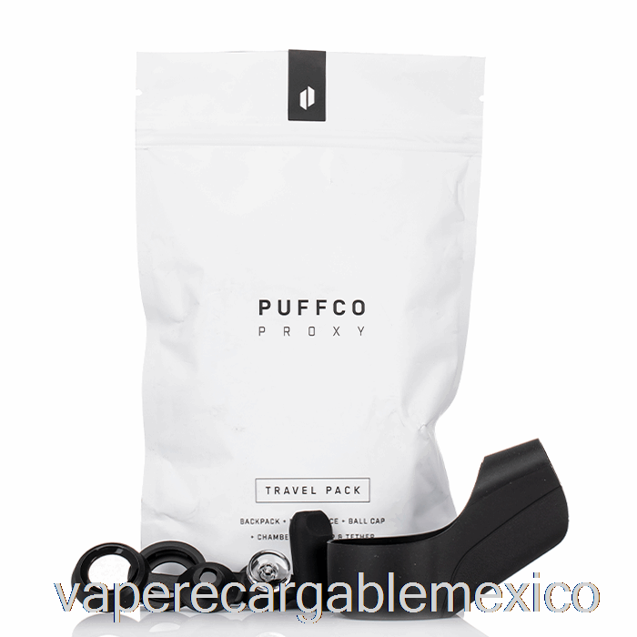 Vape Recargable Puffco Proxy Paquete De Viaje Negro
